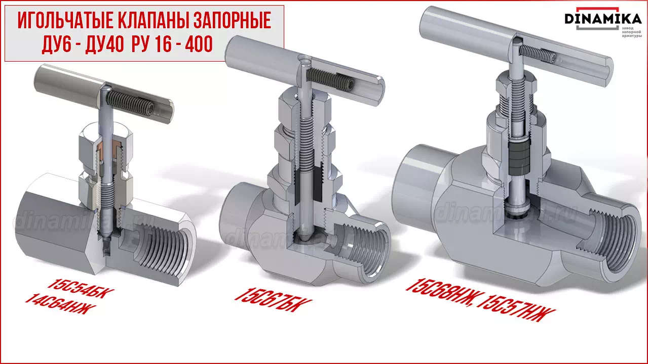 Резьбовые клапаны игольчатые муфтовые в Коврове